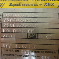 Baldor Reliance VECP3581 Severe Duty XEX Motor 1HP 1770RPM 5/8" Shaft Dia