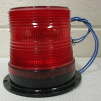 North American Signal Company LEDFLRV350P-ACR LED Warning Light Red 85-250V