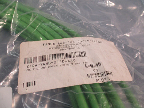 FANUC CFDA-7WHB-0120-AAC CABLE FBKI AMP 270DEG WTR HFLX TPU 12M
