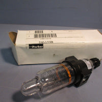 PARKER 04L10GB AirLine Lubricator,MicroMist,Polycarbonate,1/4",NPT 150 PSIG