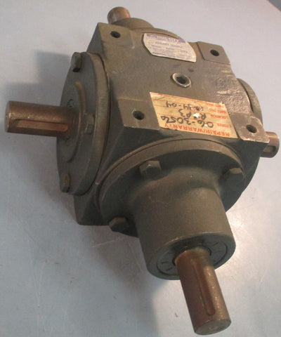 Hub City 0221-13181-806 Right Angle Gear Reducer 1:1 Ratio Model 66M Style GG