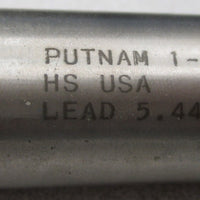 Putnam DoubleEnd End Mill Cutter, 1", LD=5.441, HS, 4FL, USA