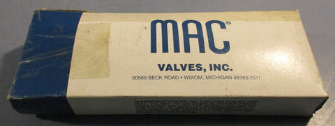 Mac Valves inc PR92CAABA Pneumatic valve 111569 Single Solenoid