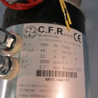 C.F.R. Motor MP113NVQ DS 800W, 44V 22I 2800RPM INS. Class F, IP20 MRD.0442.01