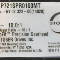 Stober P721SPR0100MT P Series Precision Gearhead 10.0:1 Ratio 40mm Shaft Dia