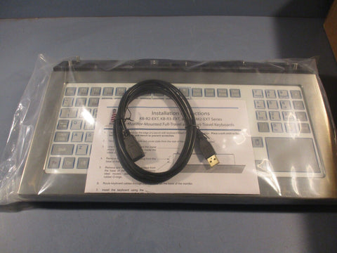Hope Industrial Systems Industrial Panel Mount Keyboard KB-M2-EXT-SS4-4X-USB