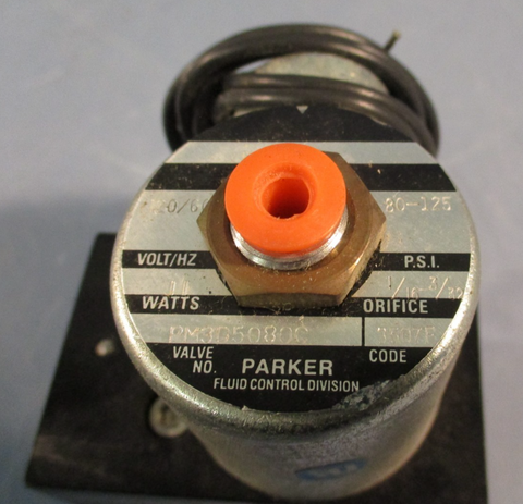 Parker PM3D5080C Solenoid Valve 120/60V 80-125 PSI 11 Watts