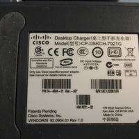Lot of 4 Cisco Wireless Phone Docking Station & 2 Power Supplies CPDSKCH7921G