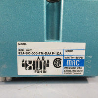 MAC VALVES INC 82AACBAATMDAAP1DA w/TMDAAJ1DA Solenoid Valve 110/120VAC