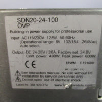 SOLA Power Supply 115/230VAC, 12/6A, DC 24V/20A SDN2024100 OVP