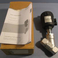 Burkert 2000 Pneumatic Valve 00178857 Pilot 1.9 10Bar 2Way Solenoid