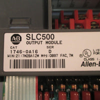 Allen Bradley 1746OA16 SLC 500 Series D Output Module 85265 VAC