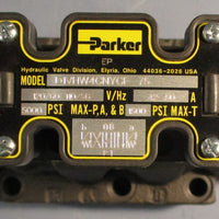 Parker D61VW4C4NYCF7-75 Pilot Operated Directional Control Valve 1500/3000PSI