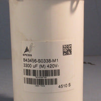 Epcos B43456-S0338-M1 Aluminum Electrolytic Capacitor 3300uF 420V