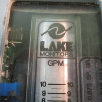 Lake Monitors Flow Rate Transmitter R3A6HF10 3500 PSI 240 Bar MAX