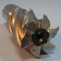 Putnam 1-1/2"  6 Flute End Mill Lead 7.845 2-1/4" Shank 2.05" Cut Length Used
