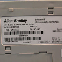AllenBradley 1768ENBT /A Ethernet/IP Communications Interface F/W REV 2.3