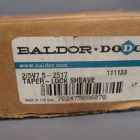 BALDOR/DODGE TAPERLOCK SHEAVE 111133 2/5V7.52517
