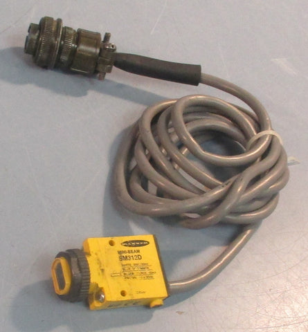 Banner SM312D MiniBeam Photoelectric Sensor 380mm Range 1030VDC