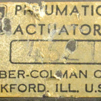 Barber Colman MK-4127 Pneumatic Activator 150 PSI w/ Globe Valve
