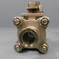 Parker Locking Ball Valve 3/4" 316 1000 WOG