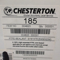 Chesterton 185 Joint PTFE Sealant kit 3/16”x75ft Item#004823 Teflon Gasket