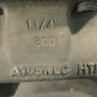 Smith API 602 Socket Weld Gate Valve A105NLCHTR 11/4" 1975PSI 100F