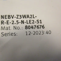 Festo NEBVZ3WA2LRE2.5NLE2S1 Connection Cable 2.5m Length Lot of 2