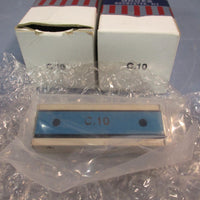 Lot of (2) AG Automation Gages Ball Bearing Linear Positioning EasySlider C10