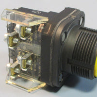 Allen Bradley 800HAR9A Bootless Push Button Unit Flush Head Yellow Cap NIB