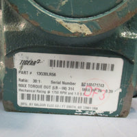 Dodge Tigear 2 13Q30LR56 Right Angle Gear Reducer 0.39hp, Ratio 30:1 1750RPM