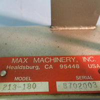 Max Machinery Flow Transmitter Model 213180 w/Accessories See Description