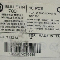 Allen Bradley 700HLT12 Ser A Interface Module 10A 12VDC (Lot of 3)