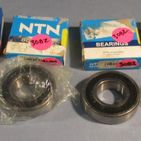 NTN 6206LLBC3/EM & SKF 6206-2RSJEM Ball Bearing 30 x 62 x 16mm Lot of 6