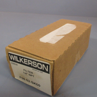 Wilkerson  Pneumatic Air Filter Max 150 PSI 1/4" NPT 5 Micron F0802SK00