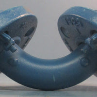 Crane A395150 Flanged Pipe Elbow Fitting 1" PFTE Lined 8" Length