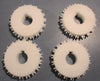 s1100 Intralox Sprocket 16 Double teeth 6.1 PD 3-1/8" 25MM Round Bore Lot of 4