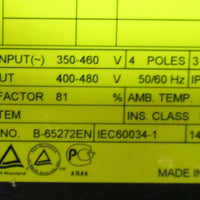 Fanuc A06B-1511-B153 AC Spindle Motor 3 Ph, 22 kW Cont, 1500-6000 RPM NIB