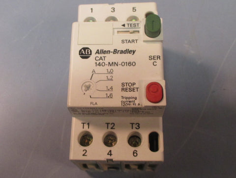 Allen Bradley 140-MN-0160 Series C Motor Starter 3 Phase Used
