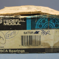Federal Mogul SATNR 7/8R, 2 Bolt Flange Mount Bearing 7/8" Bore NOS