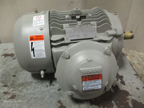 Siemens XP100 7.5 HP Motor 1765 RPM 230/460 V 213T Fr Part 1MB21212AB114AGl3