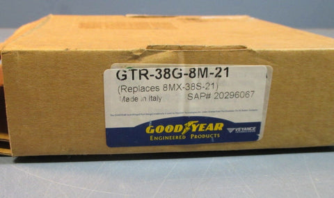 Goodyear GTR-38G-8M-21 Taper Lock 1610 Pulley w/ 38 Groove, 21mm Wide New