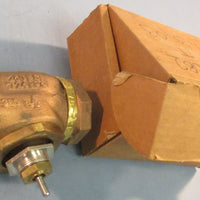 Invensys VB-7253-000-4-10 Hydronic Globe Valve 5-3/8" Length Brass Two-Way