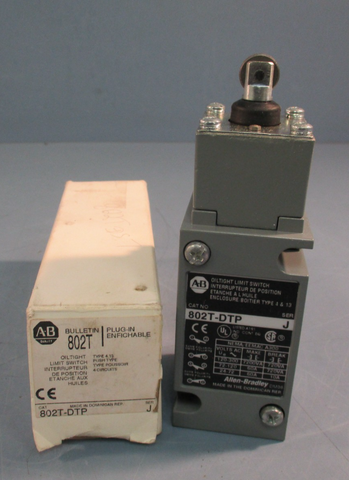 Allen Bradley 802T-DTP Oil Tight Limit Switch Series J