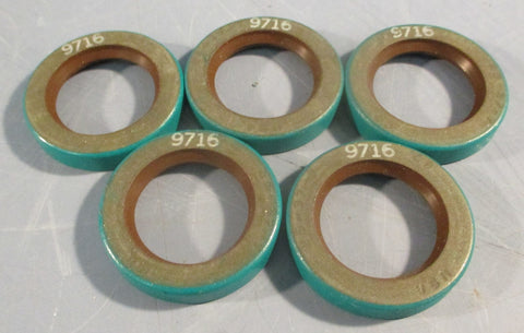 Chicago Rawhide 9716 Oil Seal 37mm OD 25mm ID 7mm W (Lot of 5)