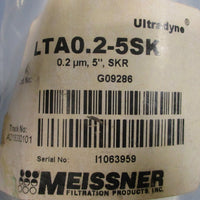Meissner Filtration Products Inc. Ultradyne LTA0.2-5SK Filter Lot No. G09286
