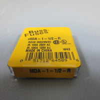 5 Nib Cooper Bussmann MDA-1-1/2-R 100A Amp 250V Vac Fuse
