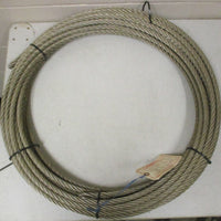 Indusco 6x25 Stainless Steel IWRC Wire Rope 1/2" (T-316) 100' Long