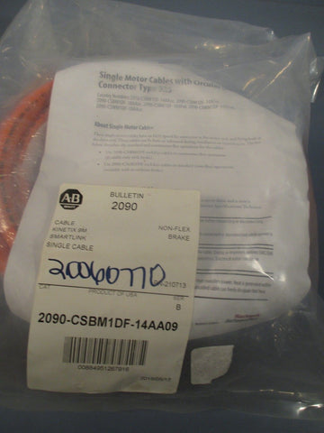AllenBradley NONFLEX BRAKE Kinetix 9M SMARTLINK Cable 2090CSBM1DF14AA09