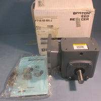 Boston Gear F718-50-B5-J Gear Reducer 50:1 Ratio 0.44 Input HP 7/8" Shaft Dia